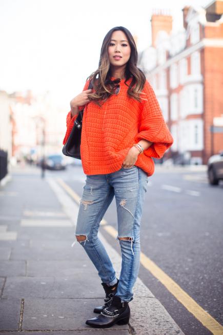 Αποτέλεσμα εικόνας για woman sweater bright color streetstyle